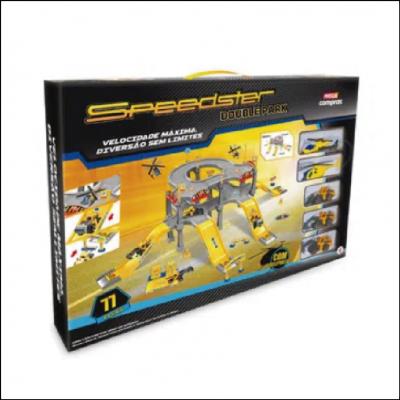 Pista de Carrinhos Helicóptero Double Park Speedster