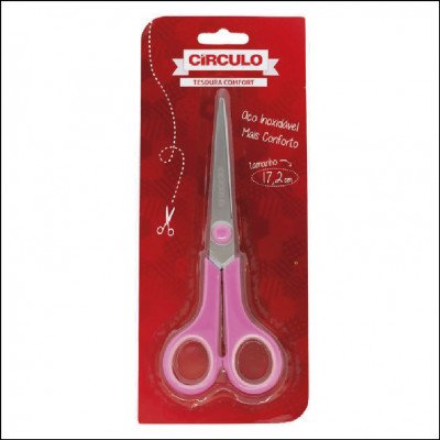 Tesoura Comfort 17,2cm Círculo