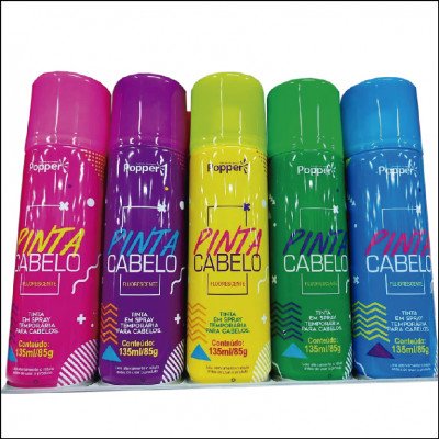 Tinta Pinta Cabelo Fluorescente Popper