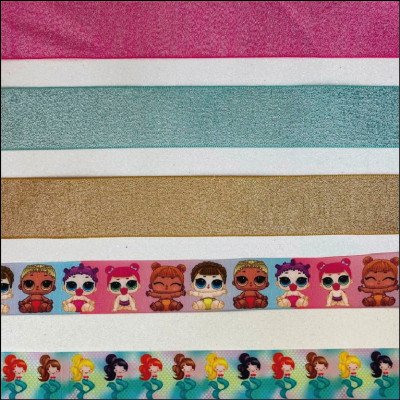 Fitas Estampadas Com Glitter