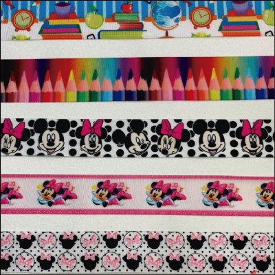 Fitas Estampadas Com Glitter - imagem 1