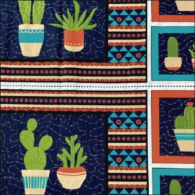 Tecidos Estampados Patchwork Para Jogo Americano - imagem 1