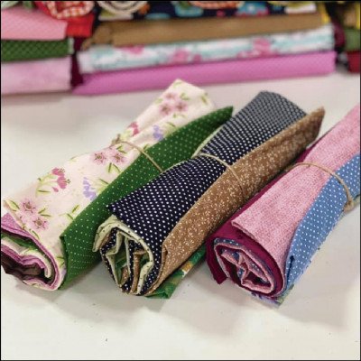 Kit tecido 100% algodão