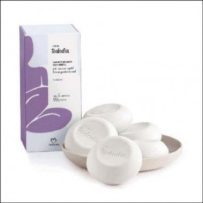 Sabonete em Barra Puro Vegetal Algodão Tododia