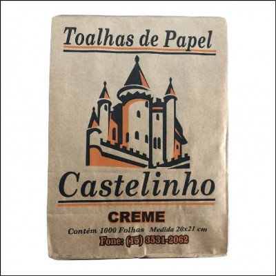 Toalhas de Papel Creme Castelinho