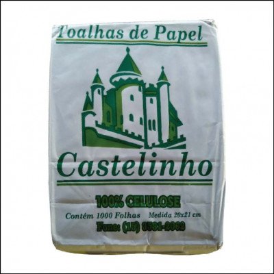 Toalhas de Papel 100% Celulose Castelinho