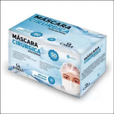 Máscara Cirúrgica Descartável Canaã