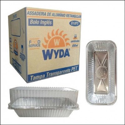 Assadeira de Alumínio Com Tampa Wyda D10FS