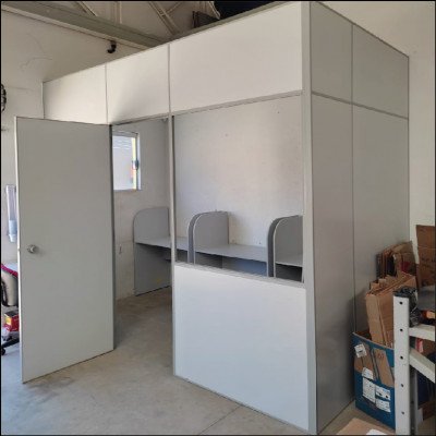 Divisórias de Eucatex