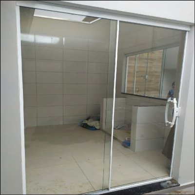 Porta em Vidro Temperado