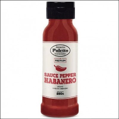 Molho Sauce Pepper Habanero Poletto