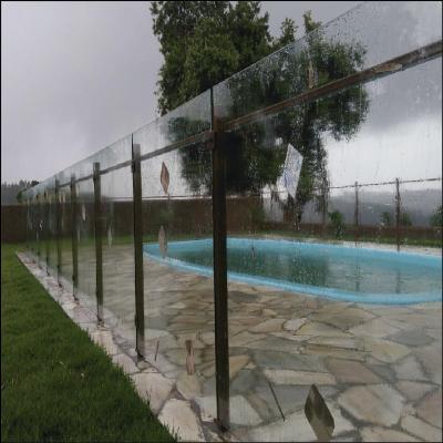Muro de Vidro Temperado para Piscinas