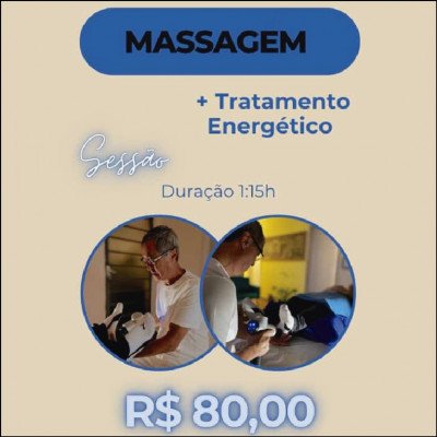 Massagem + Tratamento Energético
