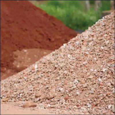 Entulho Selecionado Limpo para Reparar sua Estrada e Terreno Acidentado