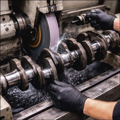 Ajuste e Retífica de Virabrequim