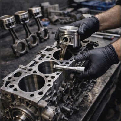 Retífica e Troca de Pistões