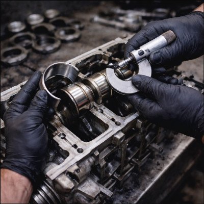 Troca de Bronzinas e Mancais