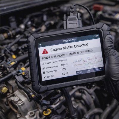 Diagnóstico Eletrônico (em motores com sensores)