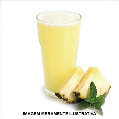 Suco de Abacaxi e Hortelã com Leite