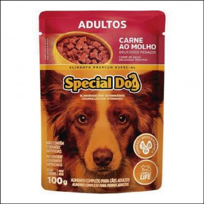 Special Dog Sachê Carne ao Molho Adulto