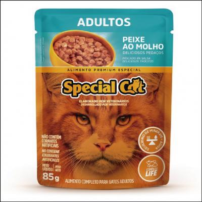 Sachê para Gatos Adultos Peixe ao Molho Special Cat