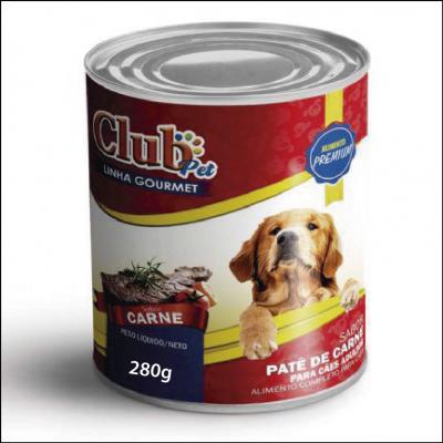 Patê Premium Sabor Carne Club Pet