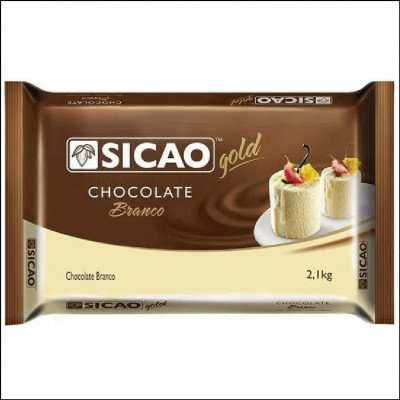 Chocolate Sicao Gold Branco Barra