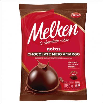 Chocolate Melken Gotas Meio Amargo