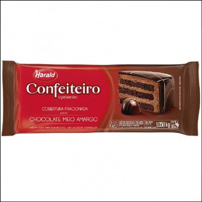 Chocolate Confeiteiro Meio Amargo