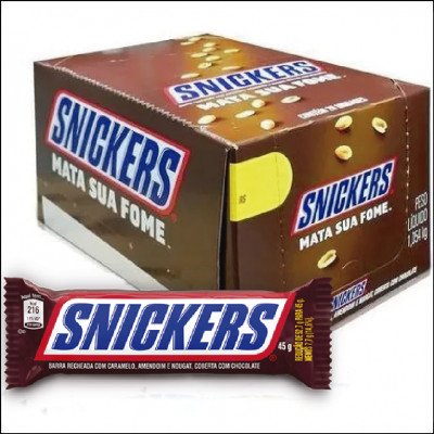 Chocolate Snickers Caixa