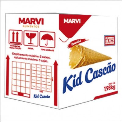 Cone Cascão De Sorvete Kid Cascão Marvi
