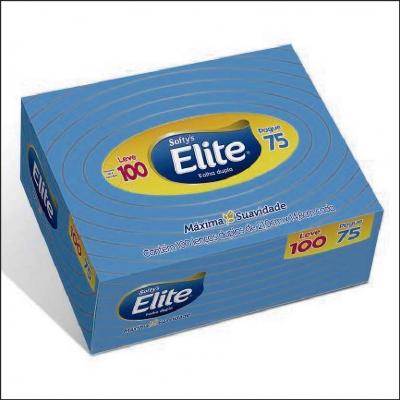 Lenços Folha Dupla Softys Elite C/ 100