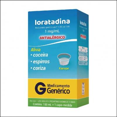 Loratadina Antialérgico 1mg