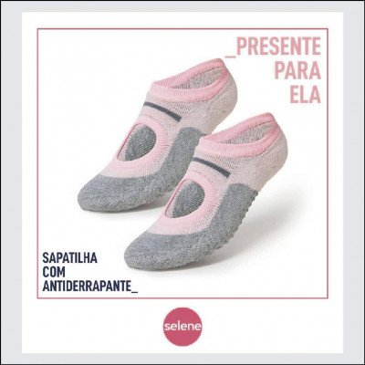 Sapatilha Com Antiderrapante Selene