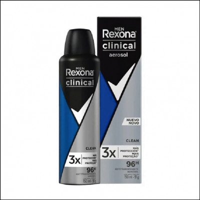 Desodorante Aerosol Rexona Clinical Men Clean