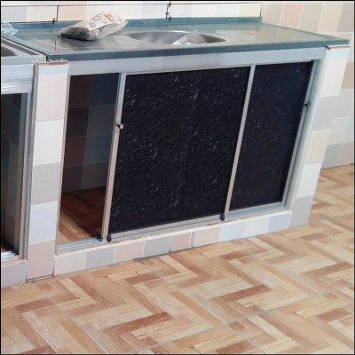 Fechamento de Pia em Acrílico