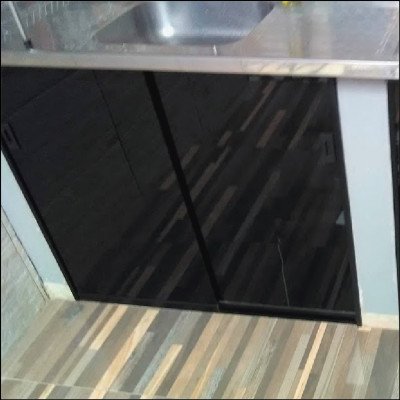 Fechamento de Pia em Vidro Fumê