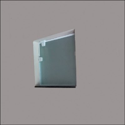 Vitrô de Banheiro Jateado com Basculante