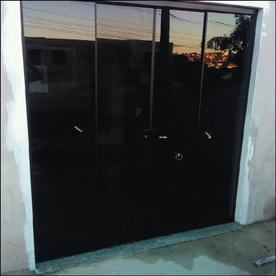 Porta 4 Folhas Fumê