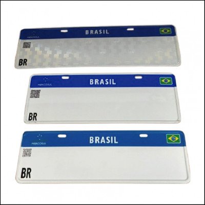 Placa Particular Tamanho Padrão e Mini