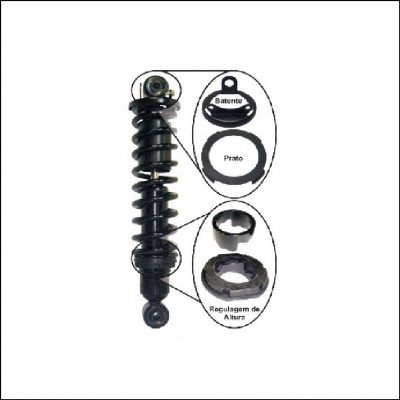 Amortecedor Com Mola Dianteiro Cabine Volvo FH12 Nacional Importado