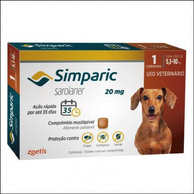 Simparic para Cães 5kg a 10kg