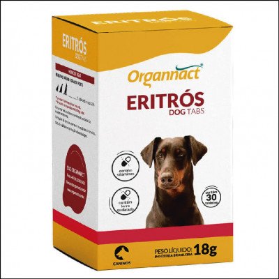 Eritrós Dog Tabs Organnact - 18g