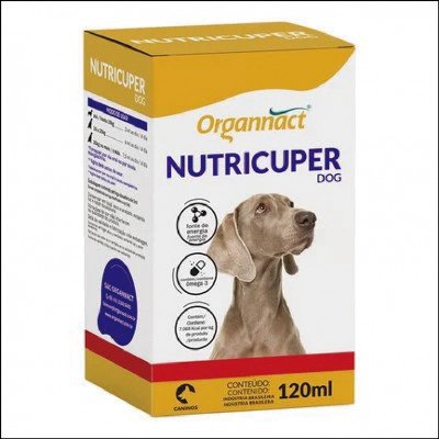 Nutricuper Dog Para Cães 120 ml Organnact