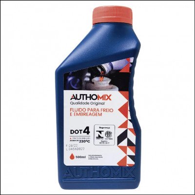 Fluido De Freio 500 Ml Dot 4 - Authomix
