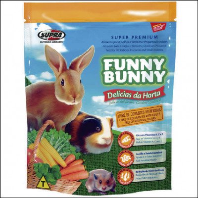 Ração Supra Funny Bunny Delícias da Horta 500g