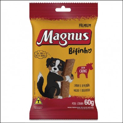 Bifinho Magnus para Cães Adultos Sabor Carne 60g