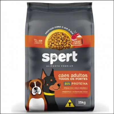 Ração Spert Life Cães Adultos Sabor Carne E Arroz 15kg