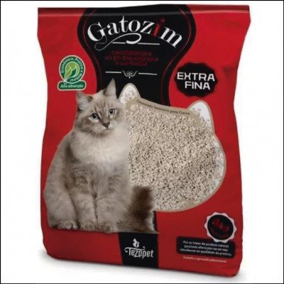 Areia Higiênica Gatozim Extra Fina