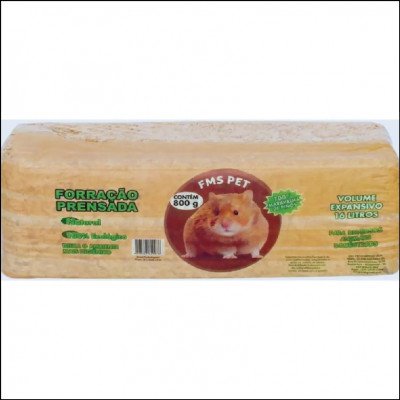 Forração Serragem Prensada Hamster e Roedores